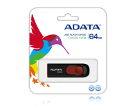 Adata C008 AC008-64G-RKD 64GB Black-Red - 1406291 - zdjęcie 2